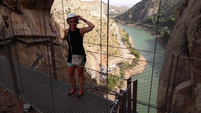 Caminito del Rey path in Spain
