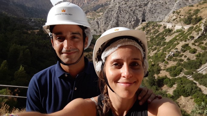 Caminito del Rey path in Spain