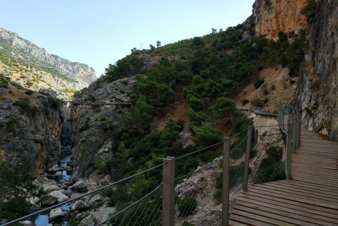 Caminito del Rey path in Spain