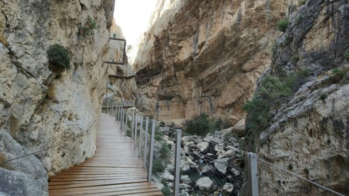 Caminito del Rey path in Spain