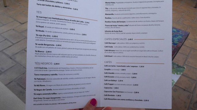 Teahouse in Vejer de la Frontera