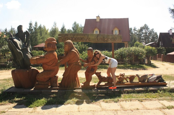 Kayaking on Krutynia river Masuria Poland