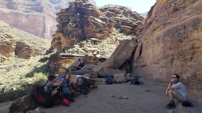 backpacking trekking hiking Grand Canyon